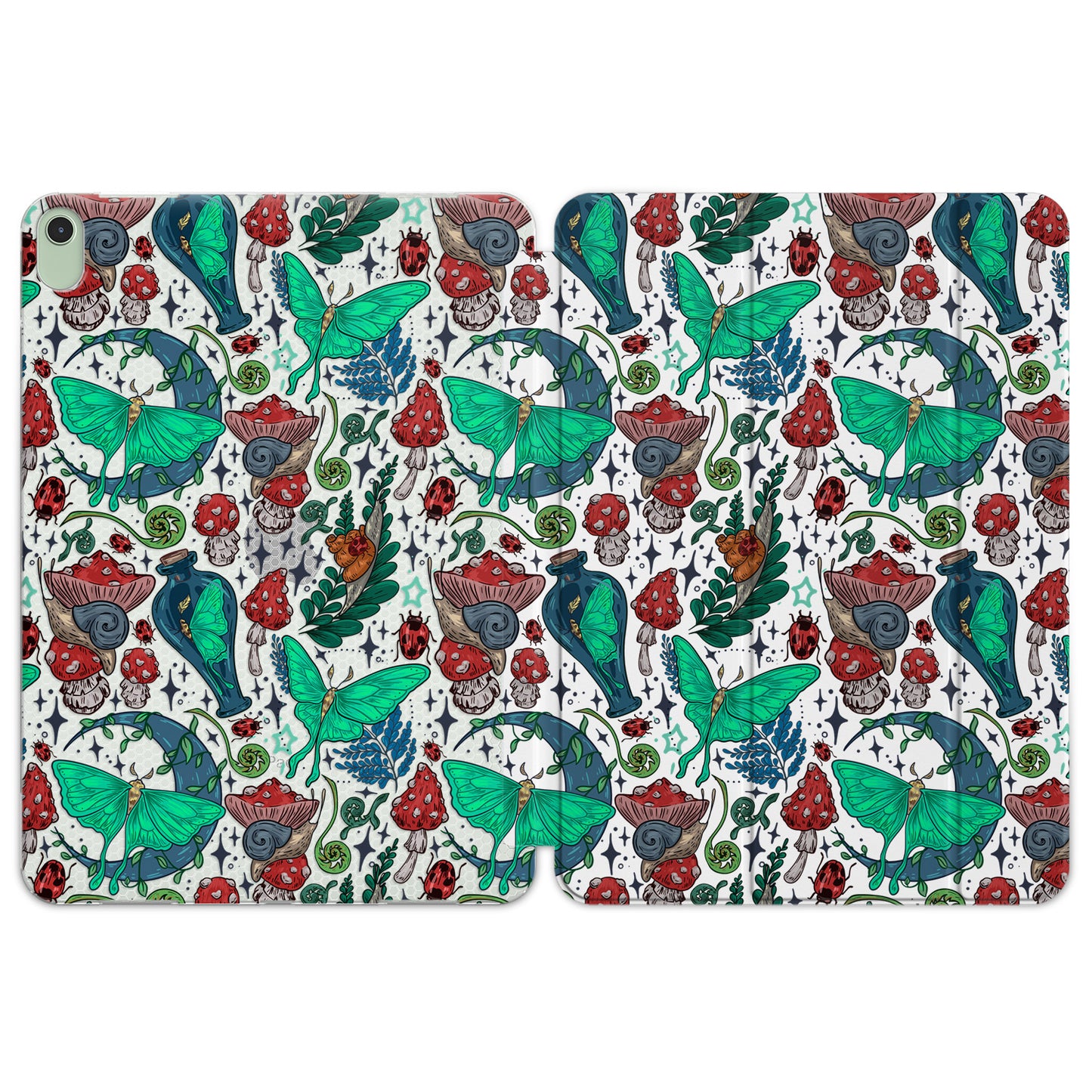 Cavka Apple iPad Smart Cover Green Garden Moth