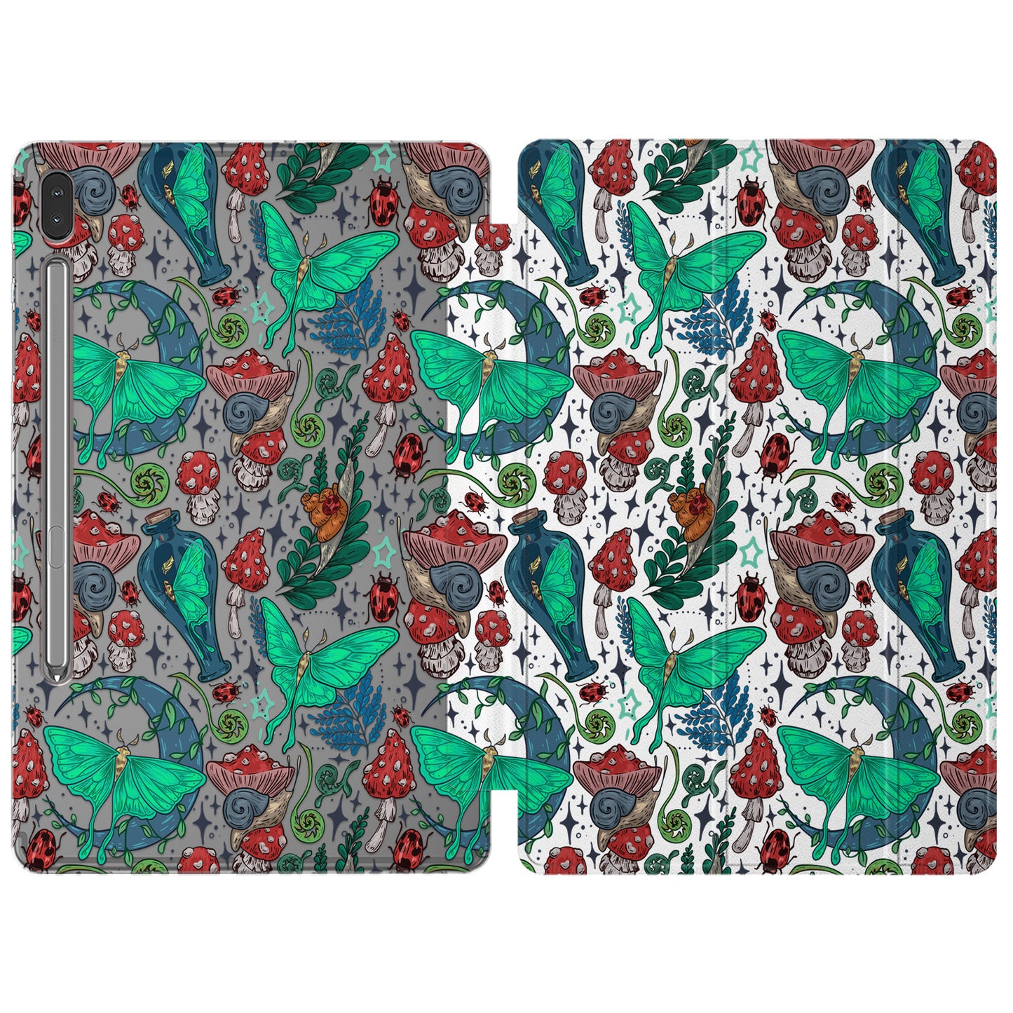 Cavka Apple iPad Smart Cover Green Garden Moth