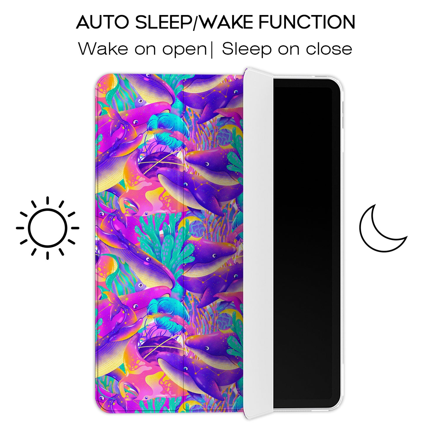 Cavka Apple iPad Smart Cover Galaxy Whales