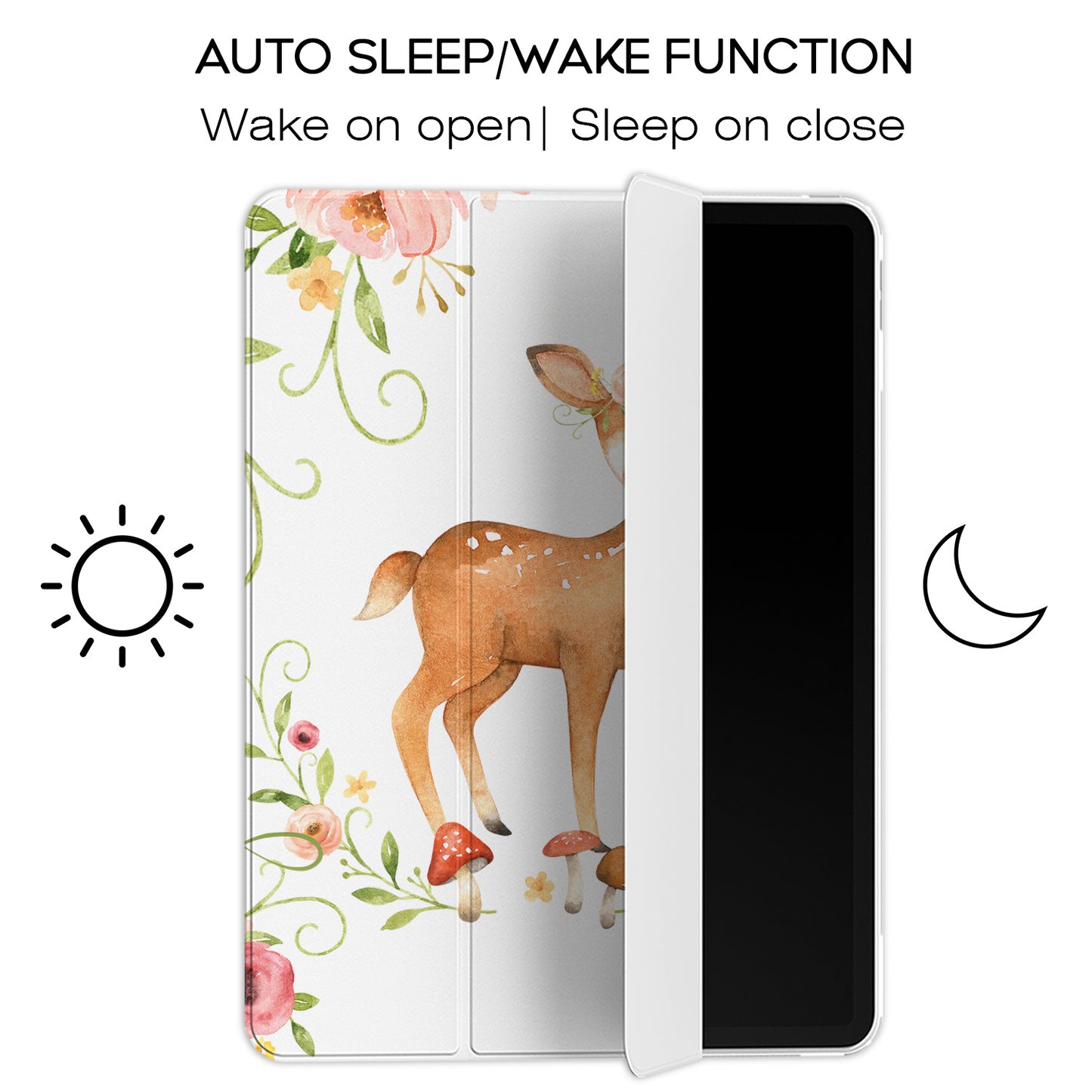 Cavka Apple iPad Smart Cover Cute Baby Deer