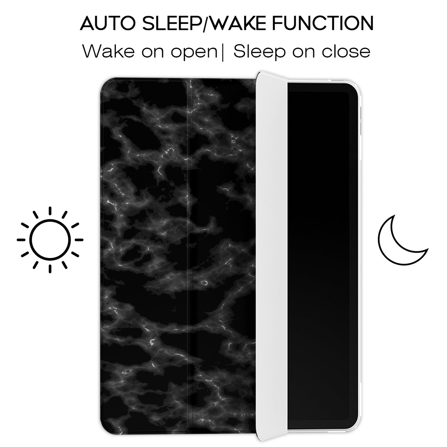 Cavka Apple iPad Smart Cover Cloudy Black Marble