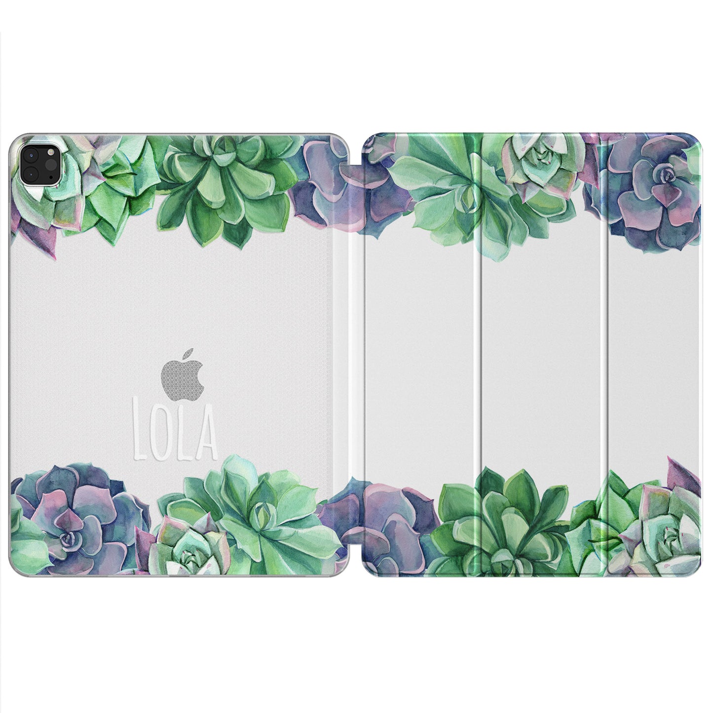 Cavka Apple iPad Smart Cover Watercolor Succulent