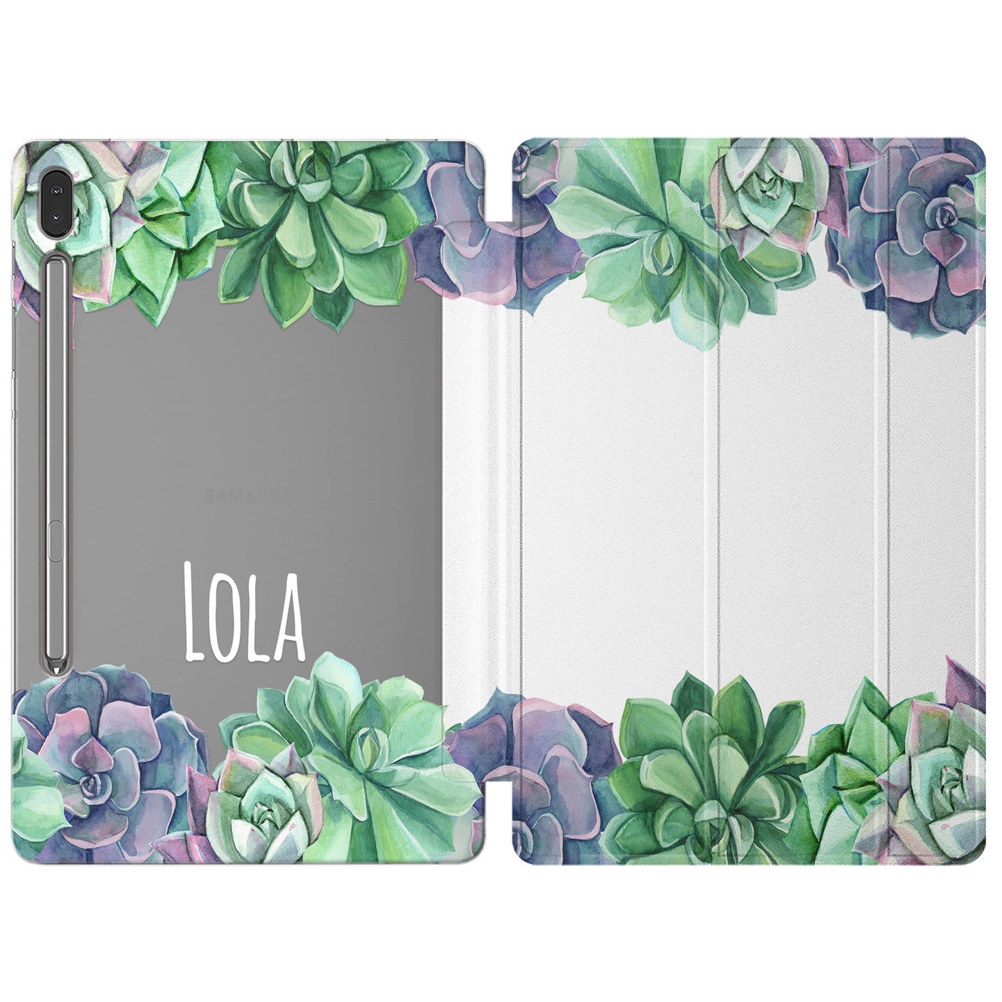 Cavka Apple iPad Smart Cover Watercolor Succulent