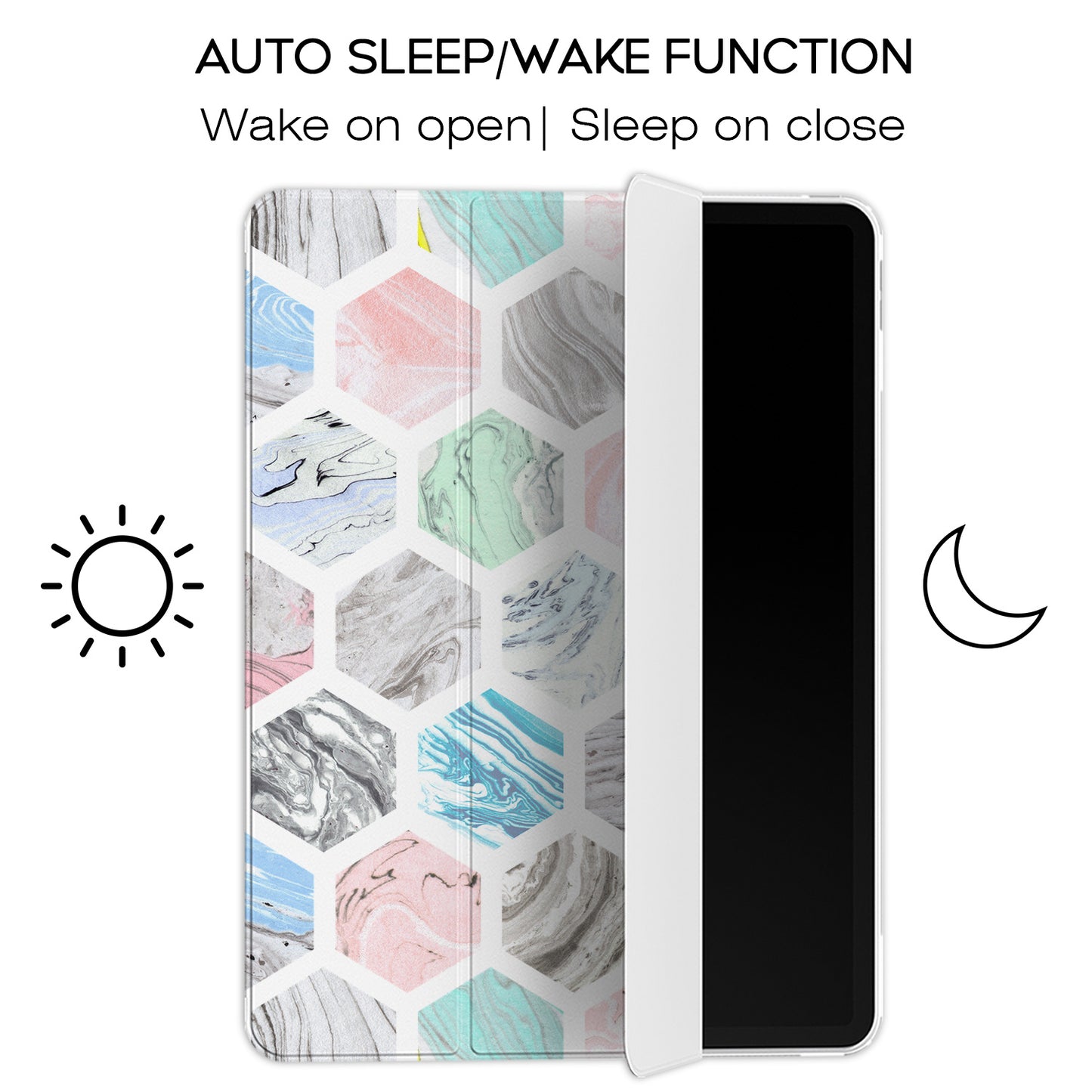 Cavka Apple iPad Smart Cover Colored Pastel Mosaic