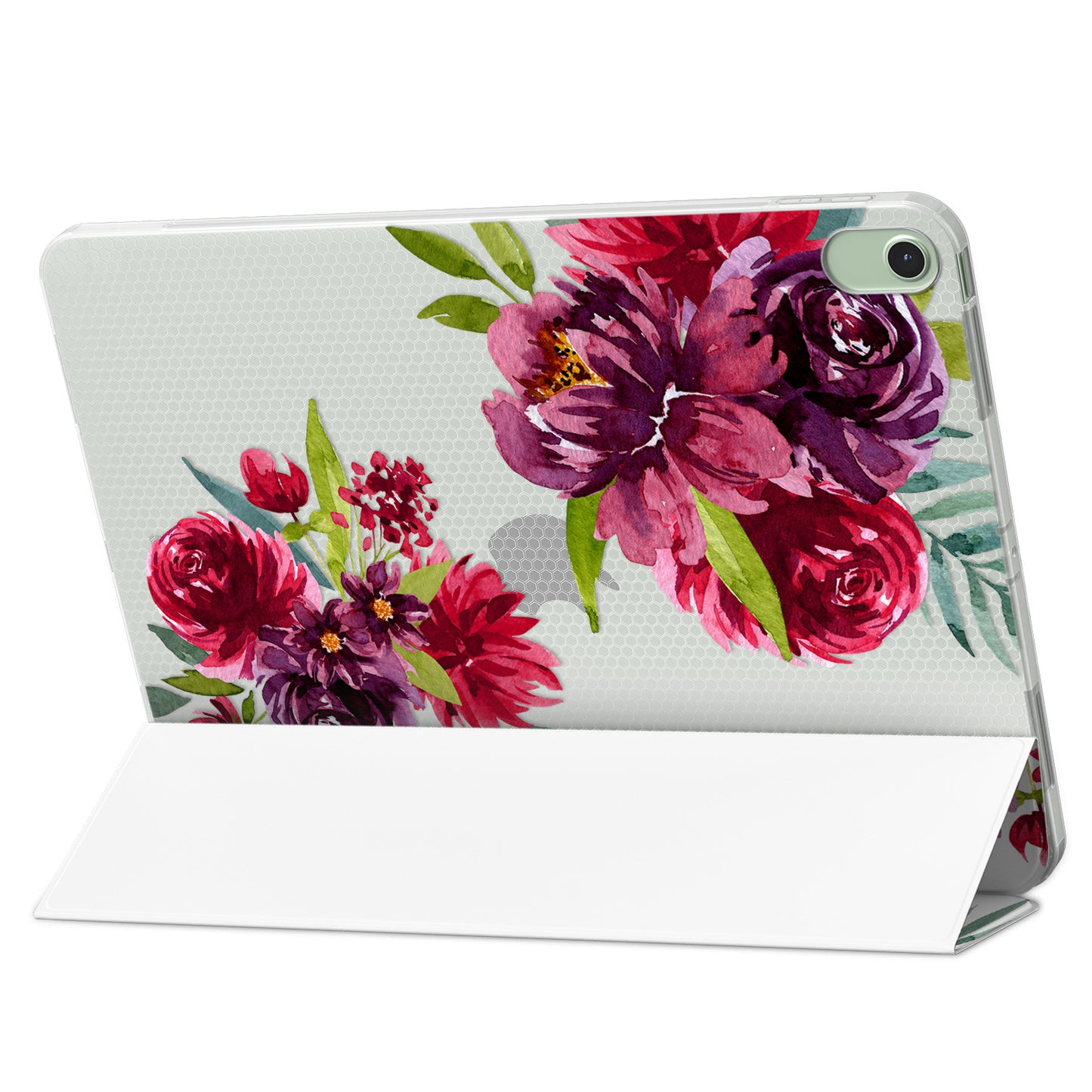 Cavka Apple iPad Smart Cover Burgundy Peony Bouquet