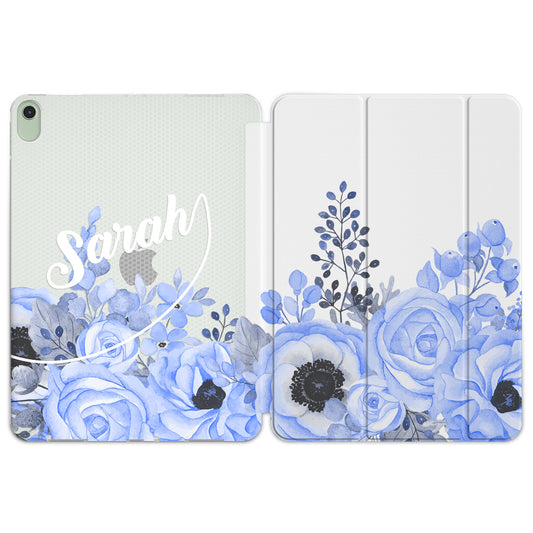 Cavka Apple iPad Smart Cover Gentle Blue Roses
