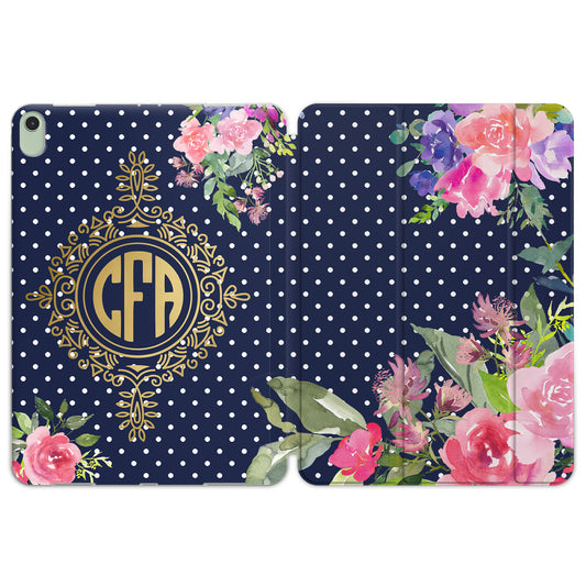 Cavka Apple iPad Smart Cover Floral Polka Dot