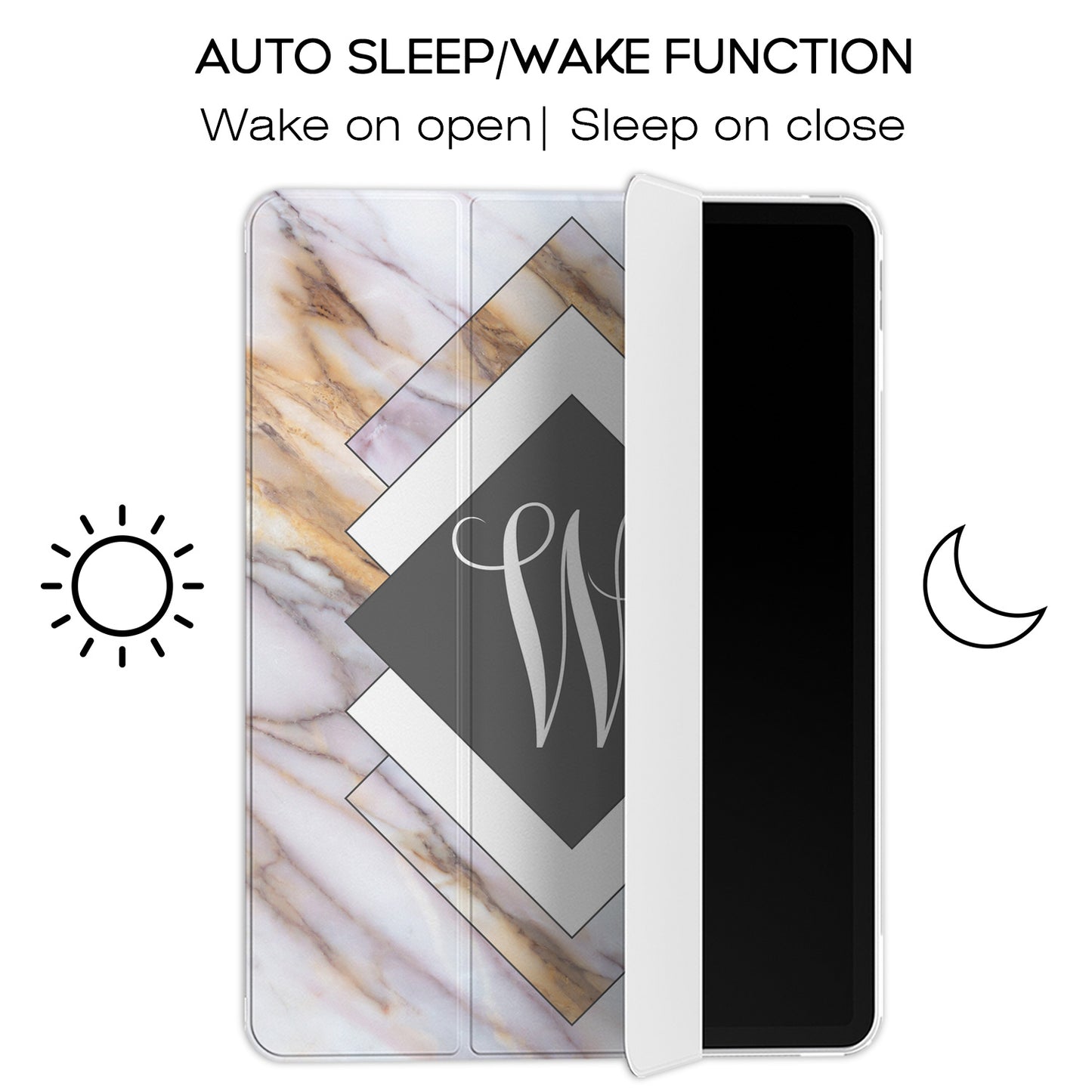 Cavka Apple iPad Smart Cover Colored Marble Tales