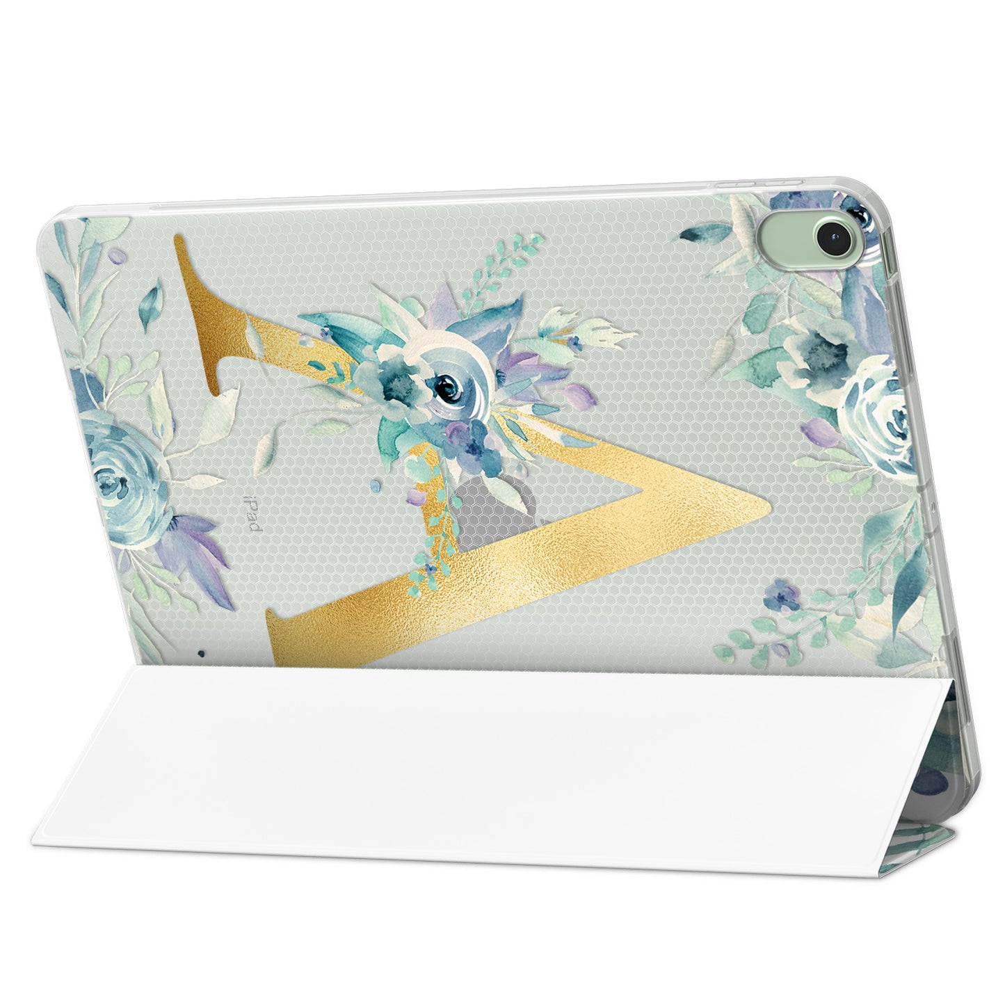 Cavka Apple iPad Smart Cover Blue Watercolor Flowers