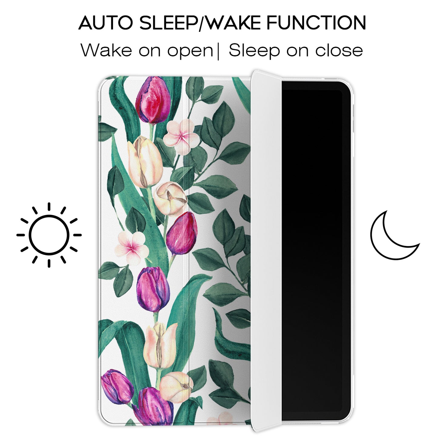Cavka Apple iPad Smart Cover Colorful Tulips