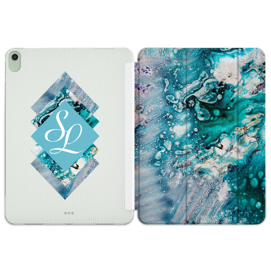 Cavka Apple iPad Smart Cover Acrylic Aqua Painting
