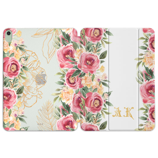 Cavka Apple iPad Smart Cover Pink Watercolor Roses