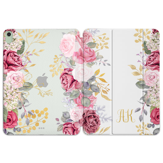 Cavka Apple iPad Smart Cover Cute Watercolor Roses