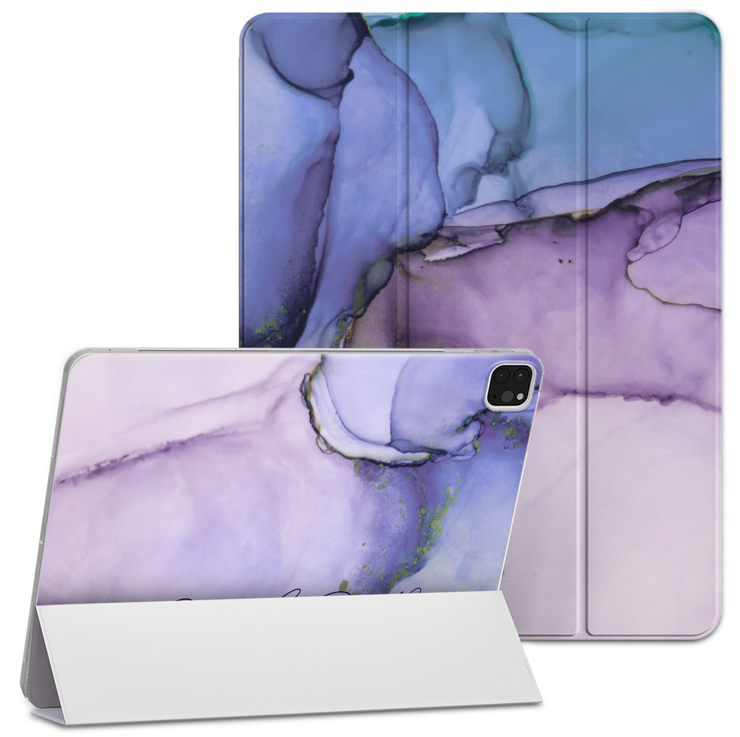 Cavka Apple iPad Smart Cover Watercolor Purple Art