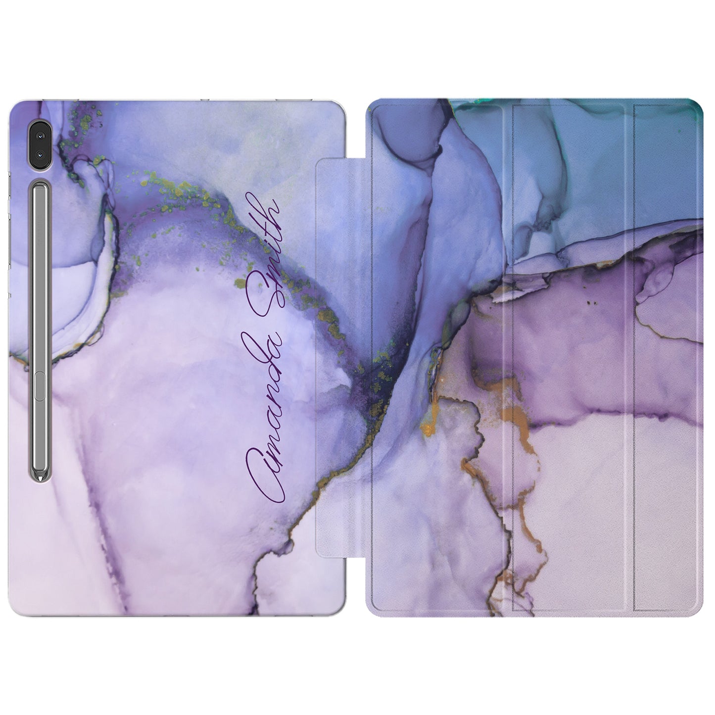 Cavka Apple iPad Smart Cover Watercolor Purple Art