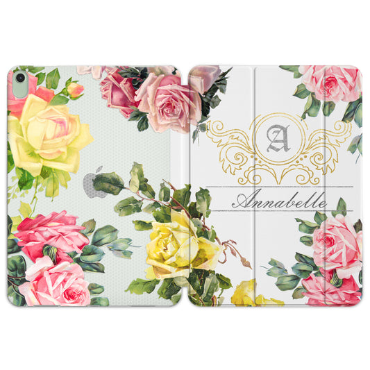 Cavka Apple iPad Smart Cover Yellow Roses