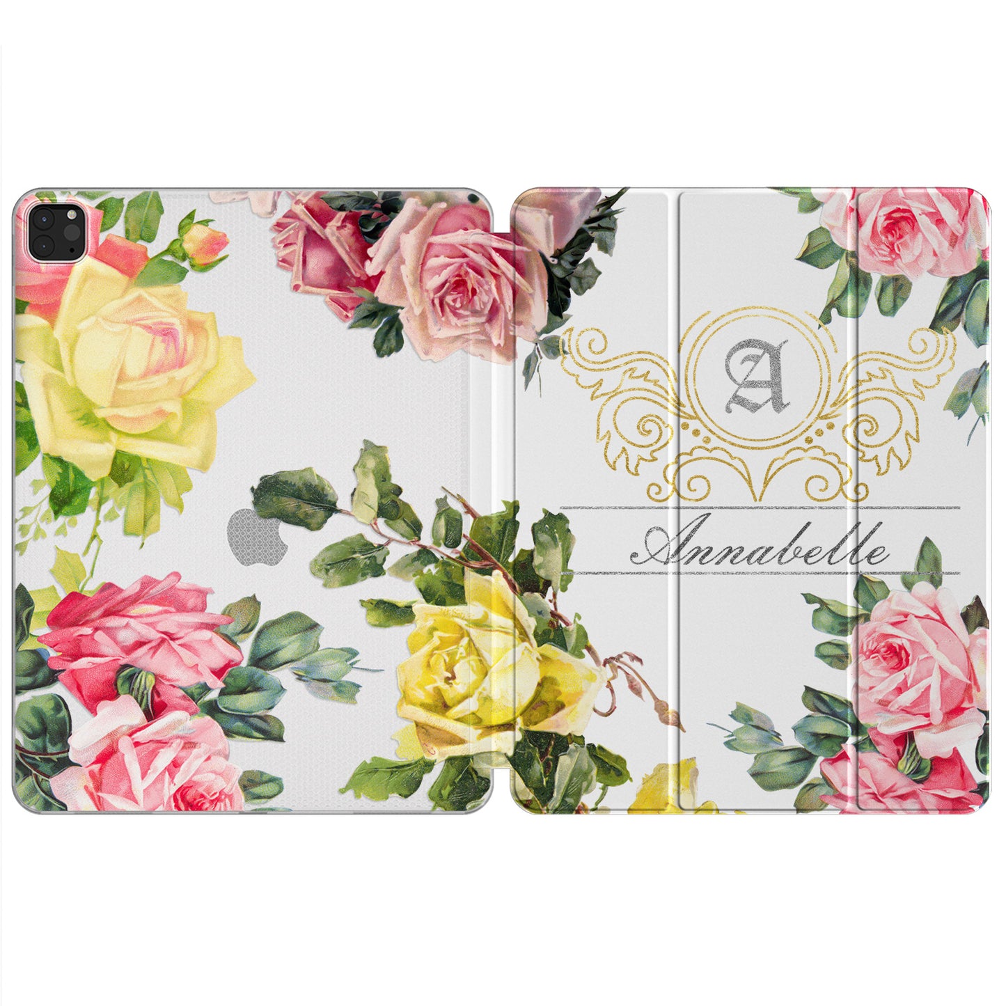 Cavka Apple iPad Smart Cover Yellow Roses