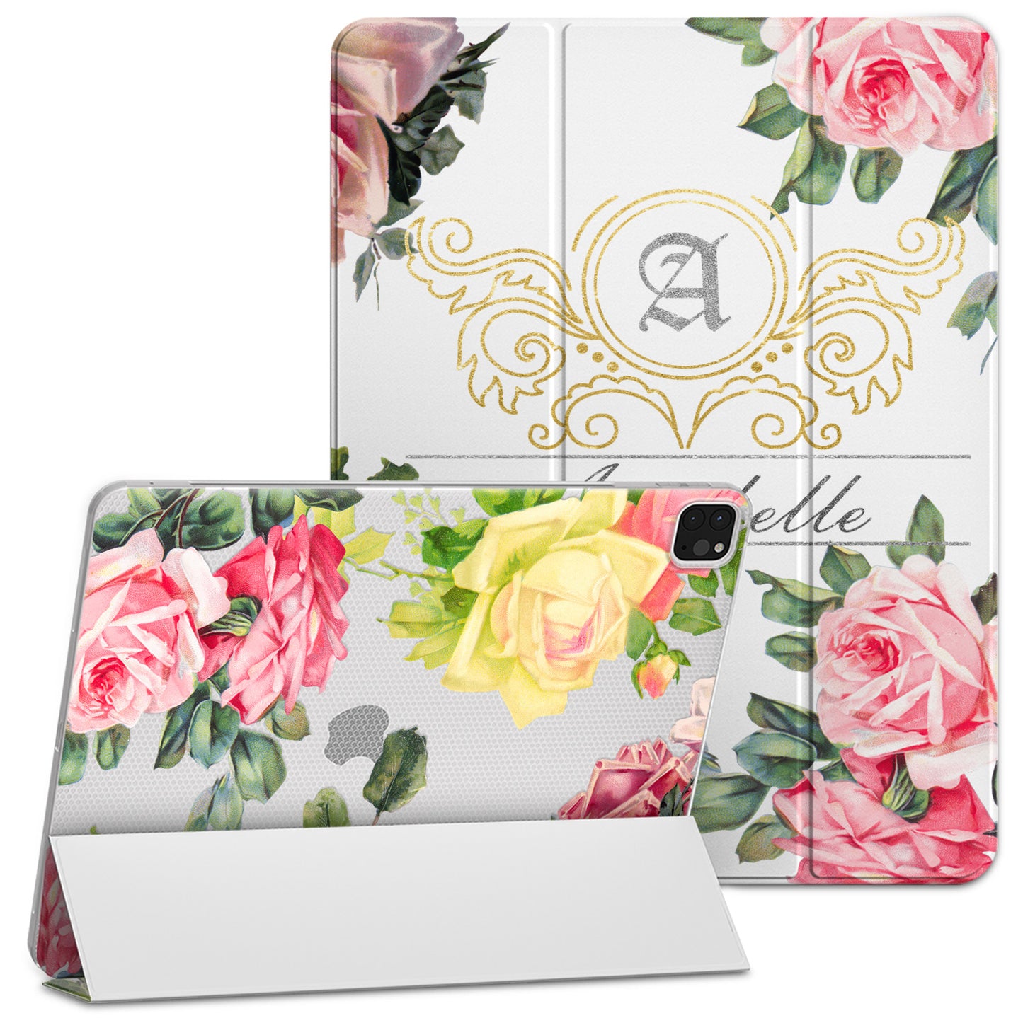 Cavka Apple iPad Smart Cover Yellow Roses