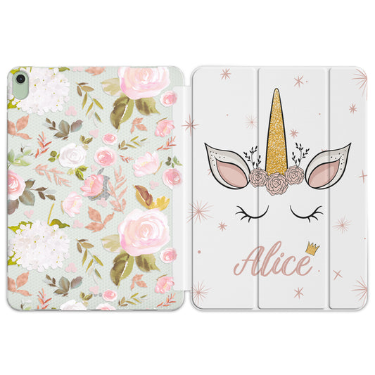 Cavka Apple iPad Smart Cover Floral Unicorn
