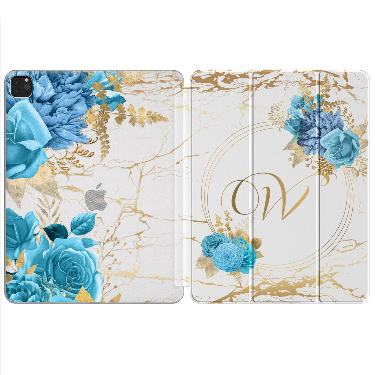 Cavka Apple iPad Smart Cover Blue Roses