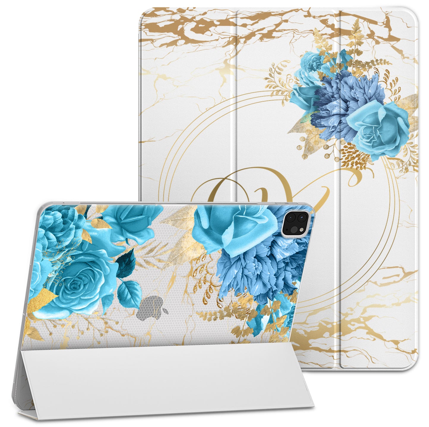 Cavka Apple iPad Smart Cover Blue Roses