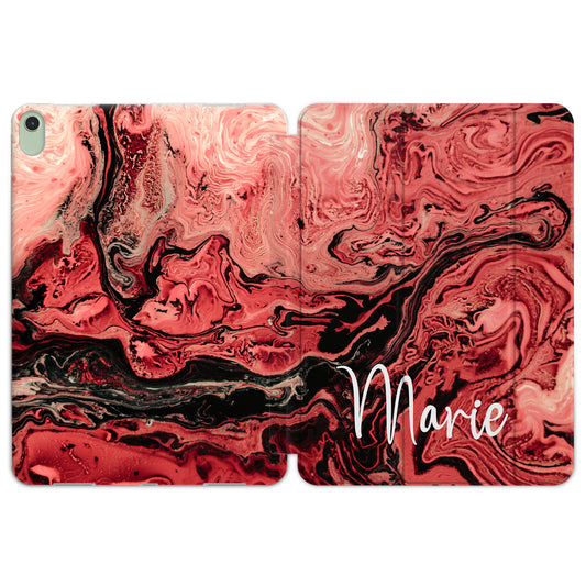 Cavka Apple iPad Smart Cover Burgundy Acrylic Painting