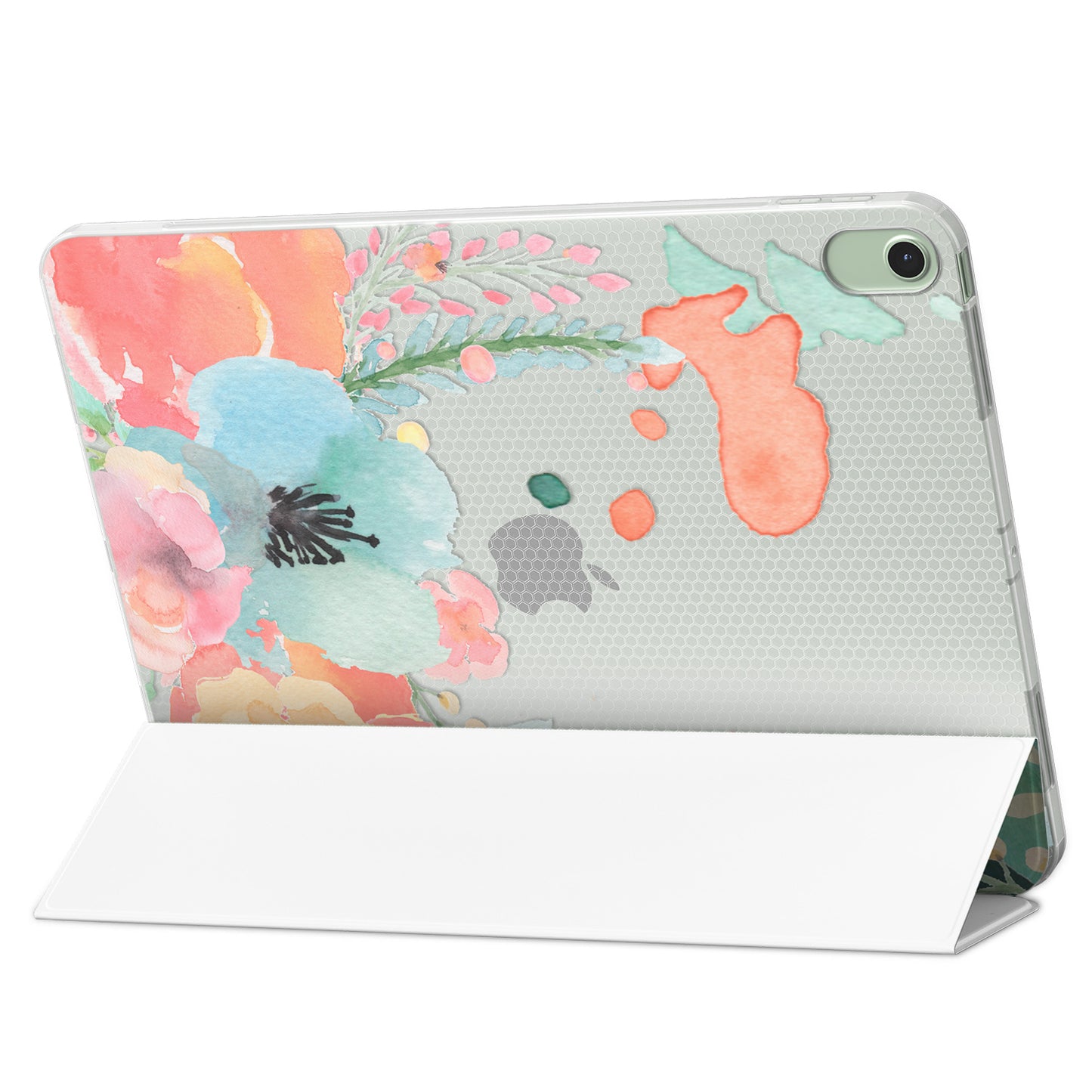 Cavka Apple iPad Smart Cover Watercolor Painted Flowers