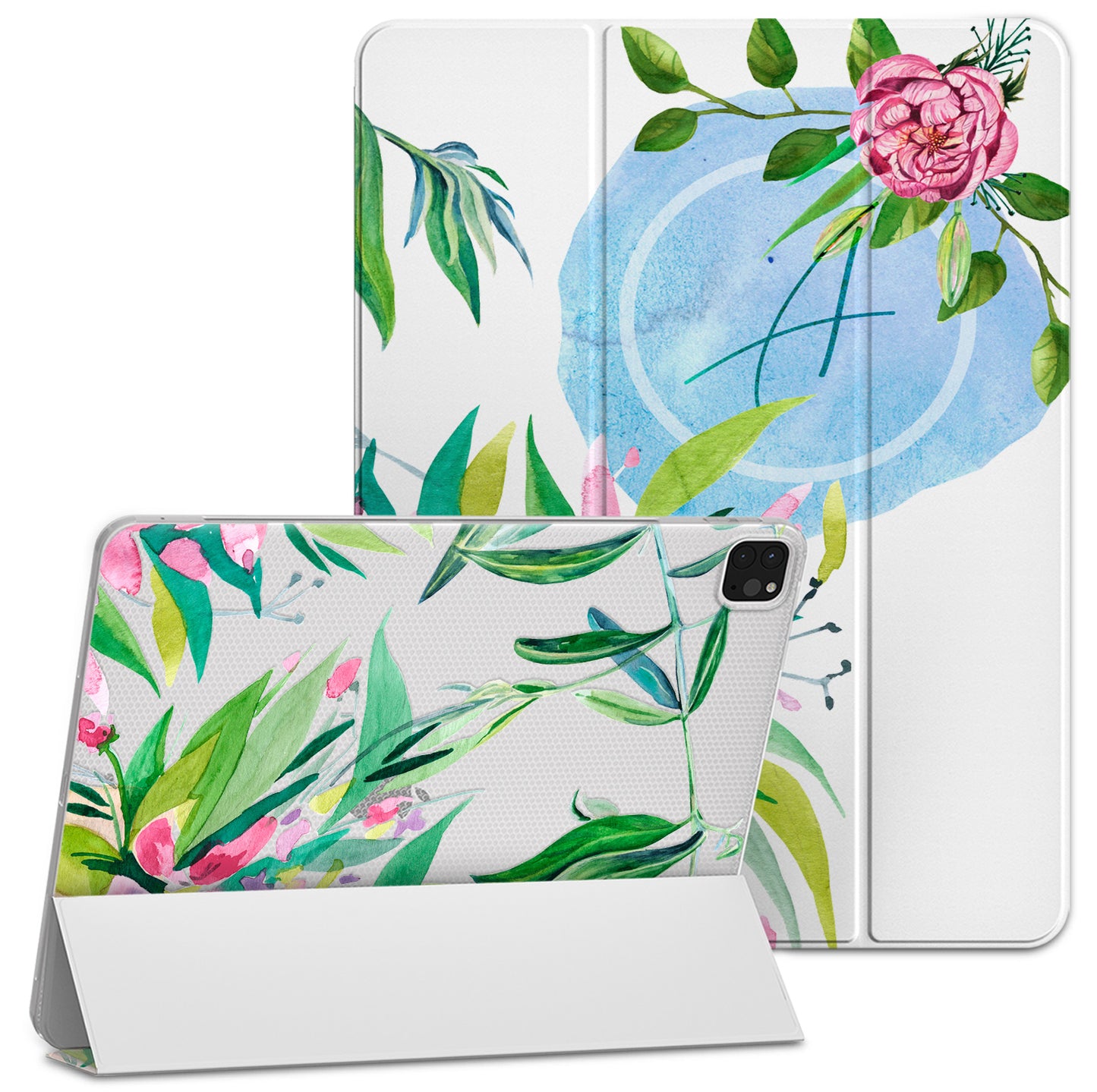 Cavka Apple iPad Smart Cover Beautiful Watercolor Flowers
