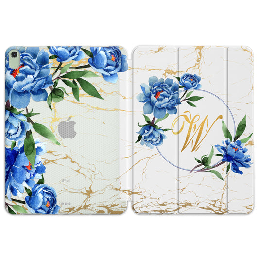 Cavka Apple iPad Smart Cover Classy Blue Flowers