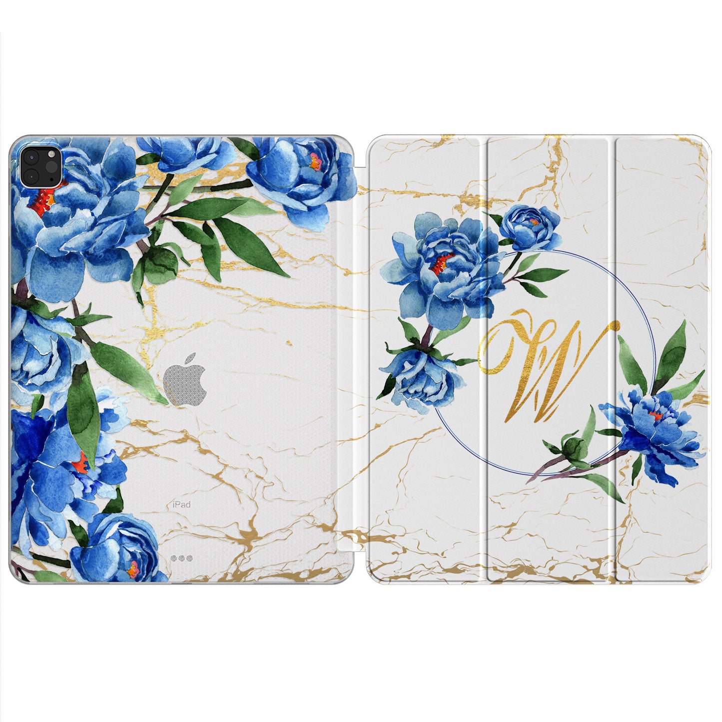 Cavka Apple iPad Smart Cover Classy Blue Flowers