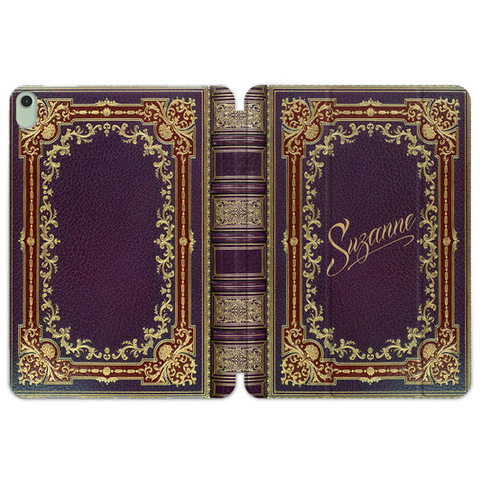 Cavka Apple iPad Smart Cover Old Purple Book