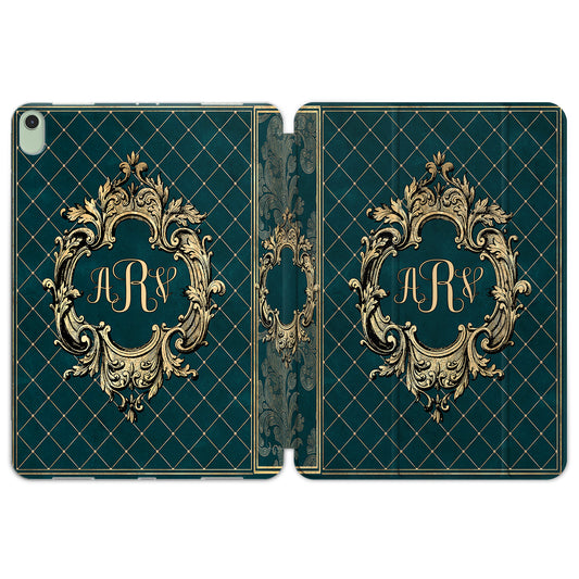 Cavka Apple iPad Smart Cover Green Vintage Book