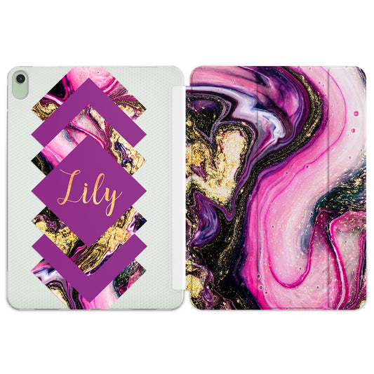 Cavka Apple iPad Smart Cover Violet Actilyc Painting