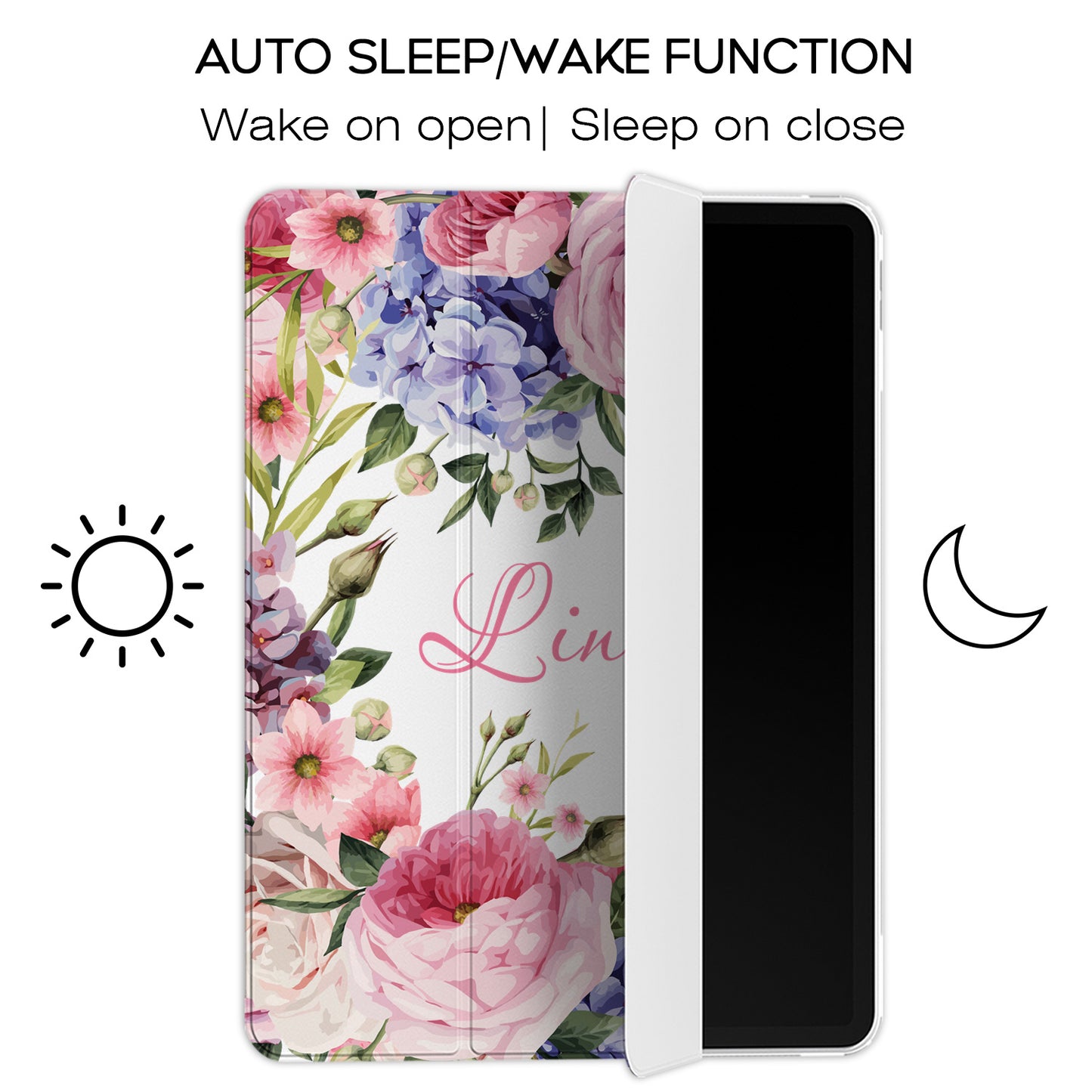 Cavka Apple iPad Smart Cover Beautiful Flowers