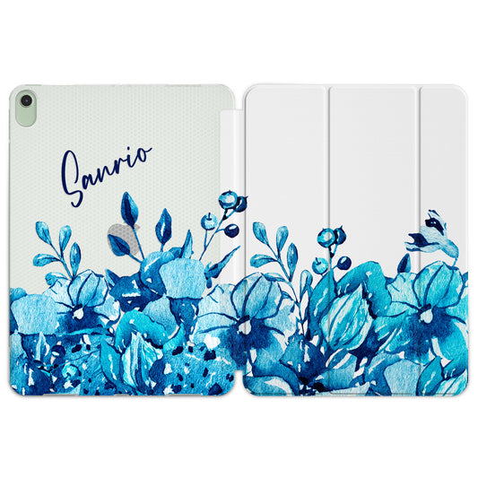 Cavka Apple iPad Smart Cover Blue Viola Flowers