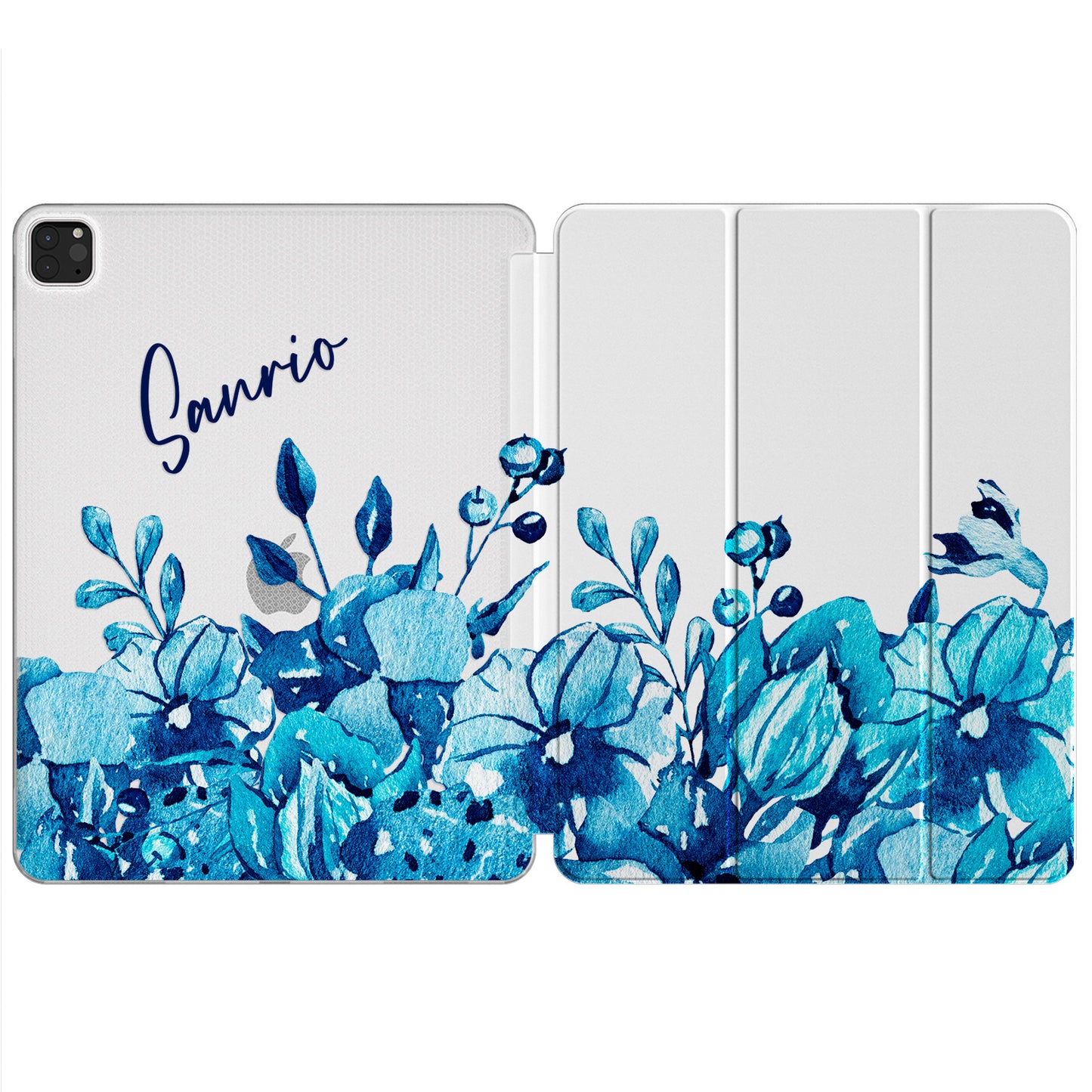 Cavka Apple iPad Smart Cover Blue Viola Flowers