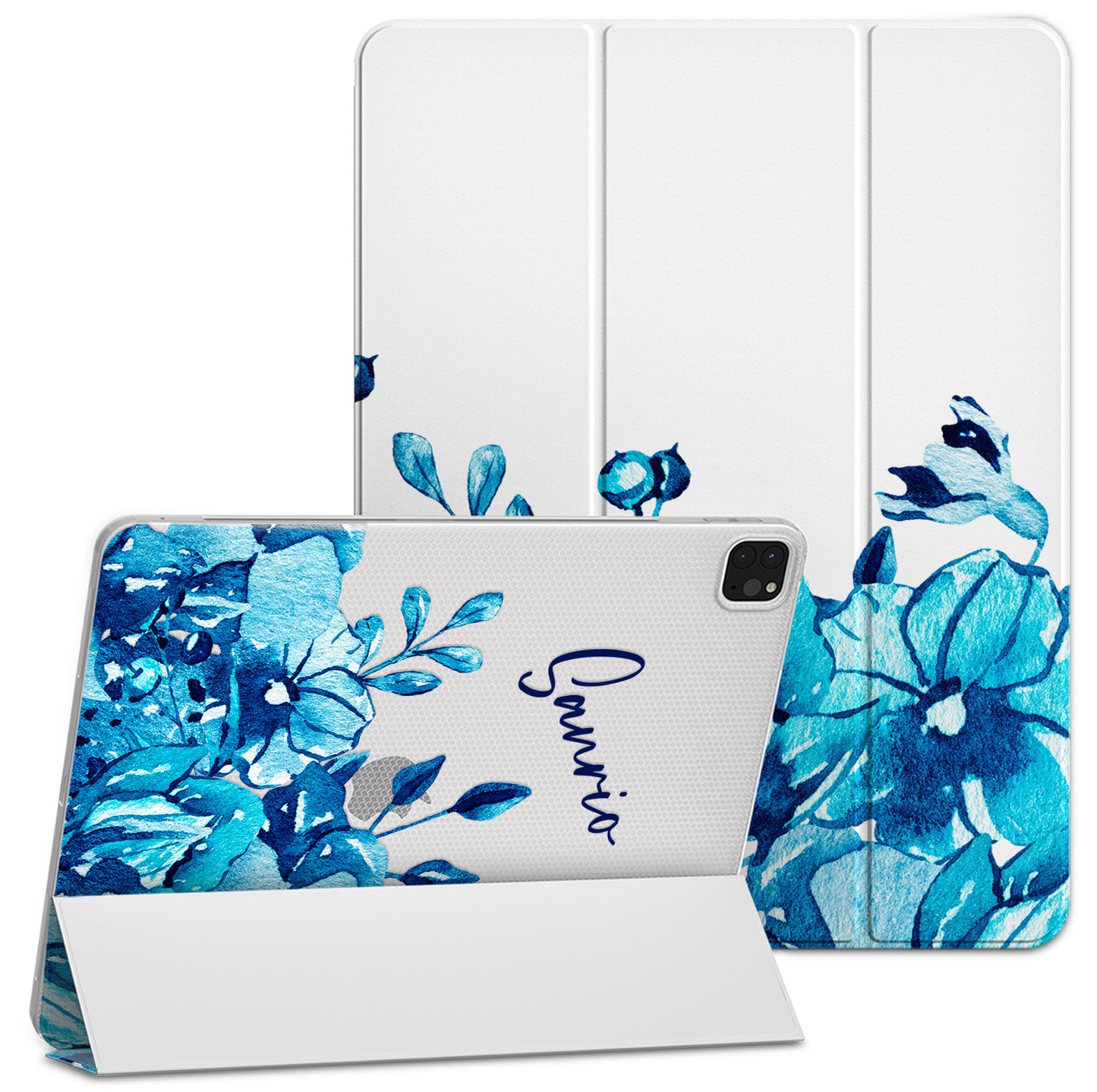 Cavka Apple iPad Smart Cover Blue Viola Flowers