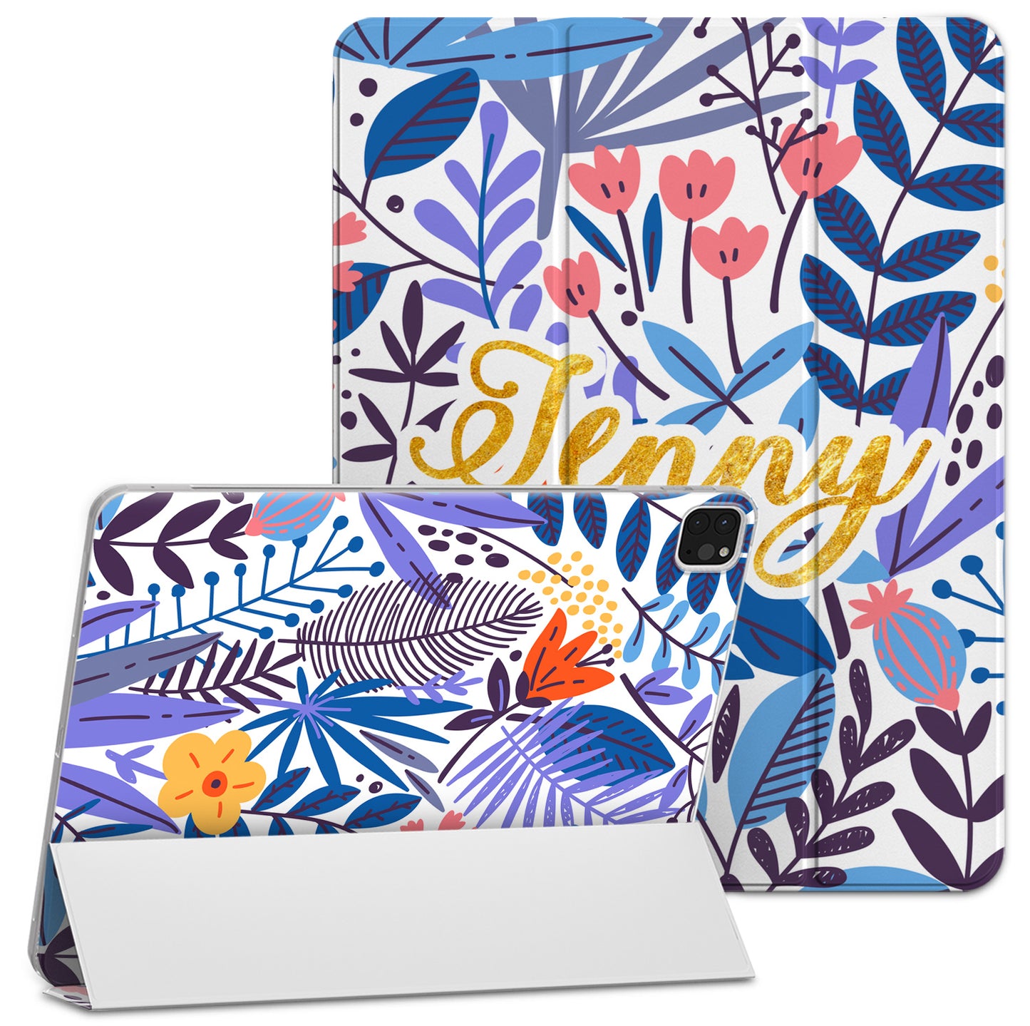 Cavka Apple iPad Smart Cover Blue Wildflowers