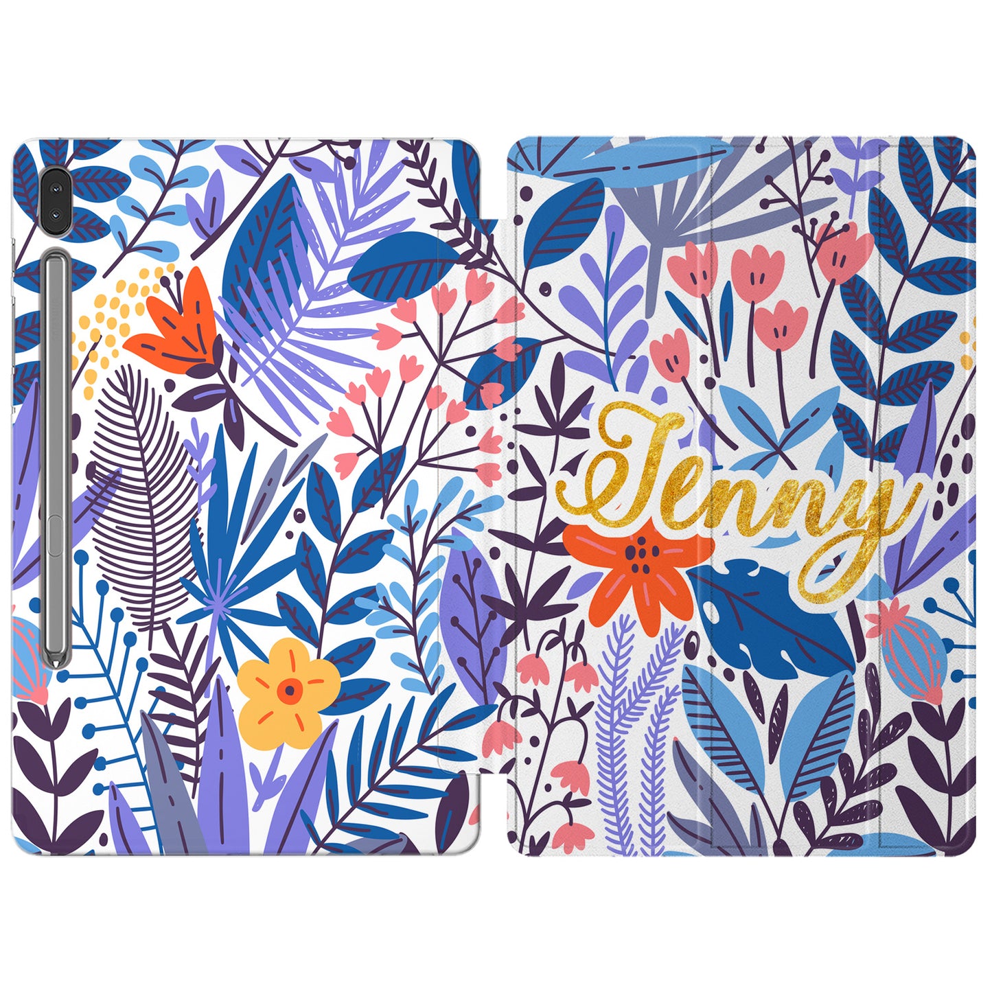 Cavka Apple iPad Smart Cover Blue Wildflowers