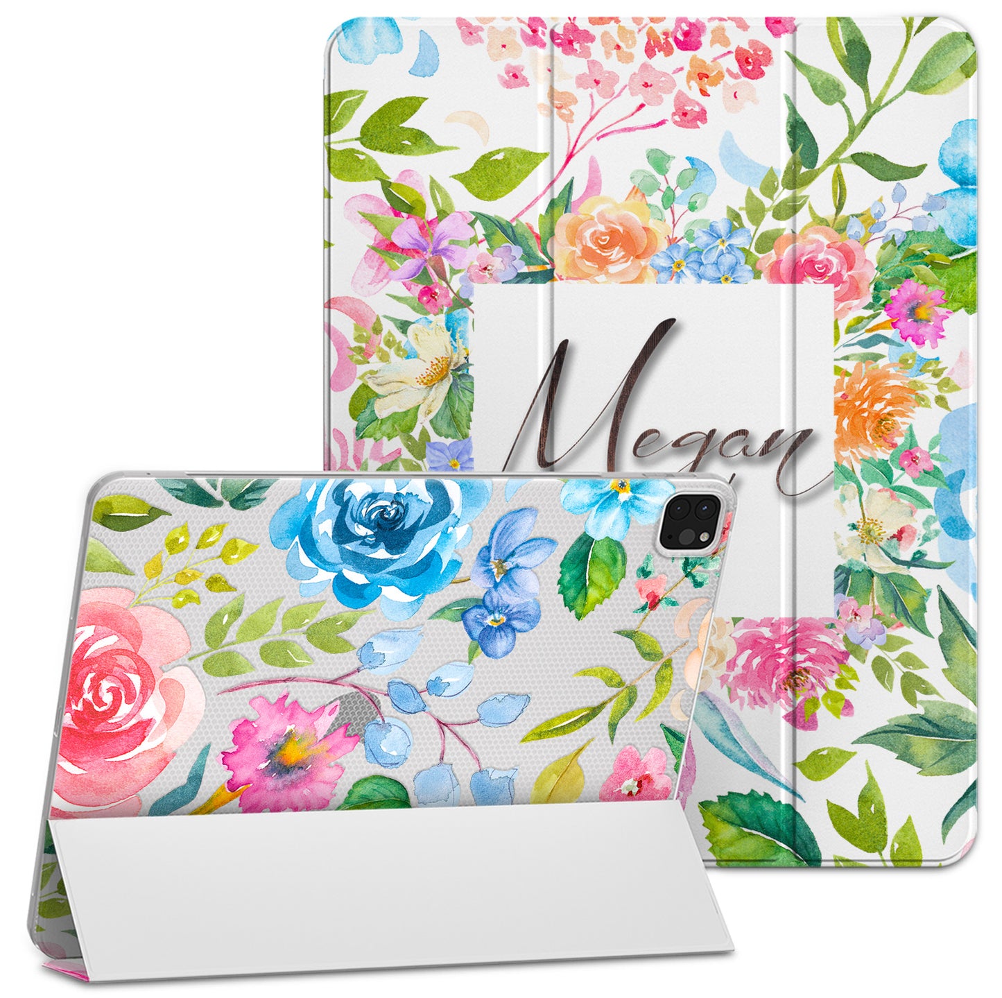 Cavka Apple iPad Smart Cover Watercolor Spring Flowers