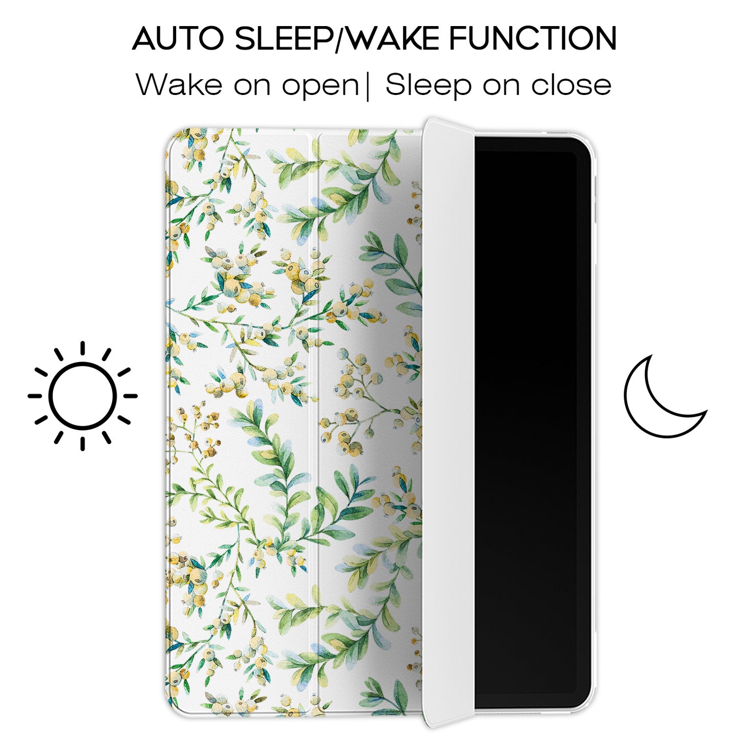Cavka Apple iPad Smart Cover Gentle Berries Bloom