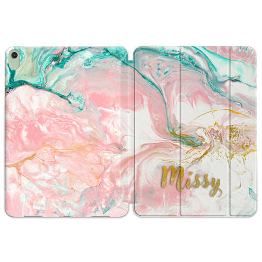 Cavka Apple iPad Smart Cover Pink Acrylic Painting