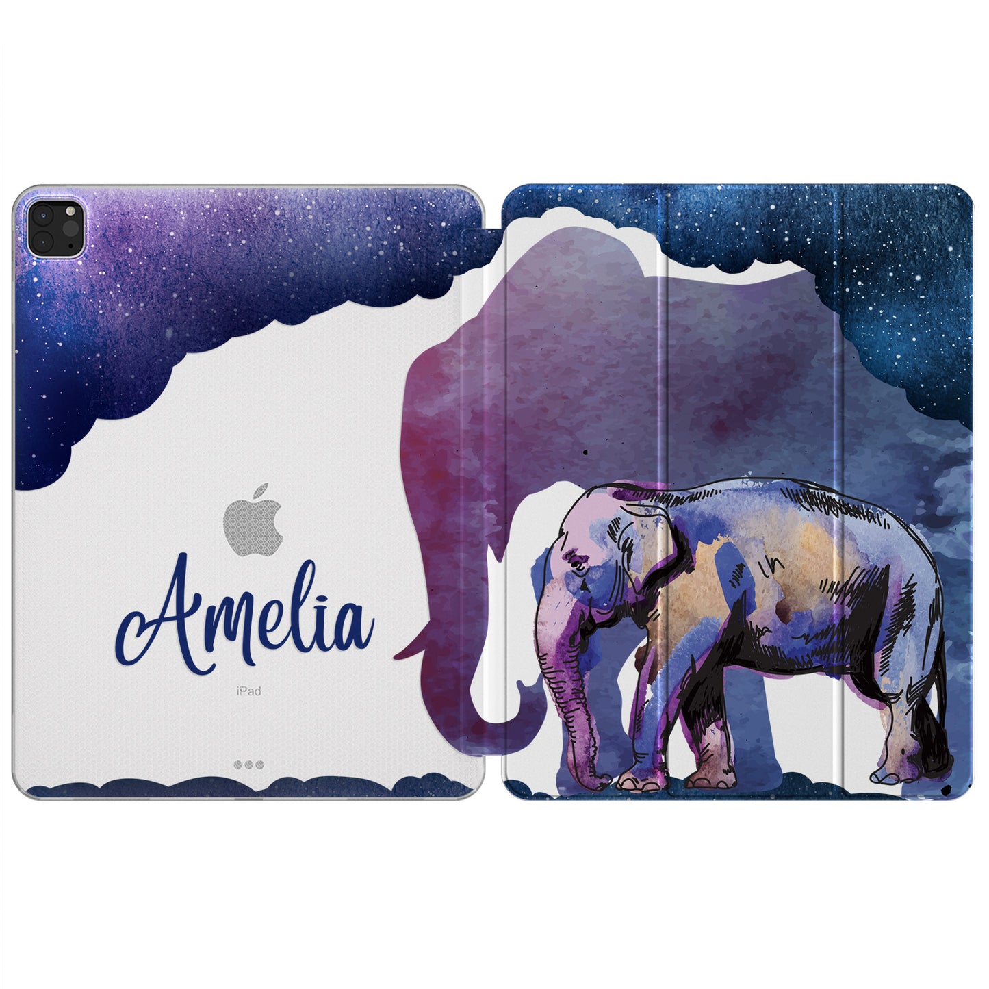 Cavka Apple iPad Smart Cover Watercolor Elephant