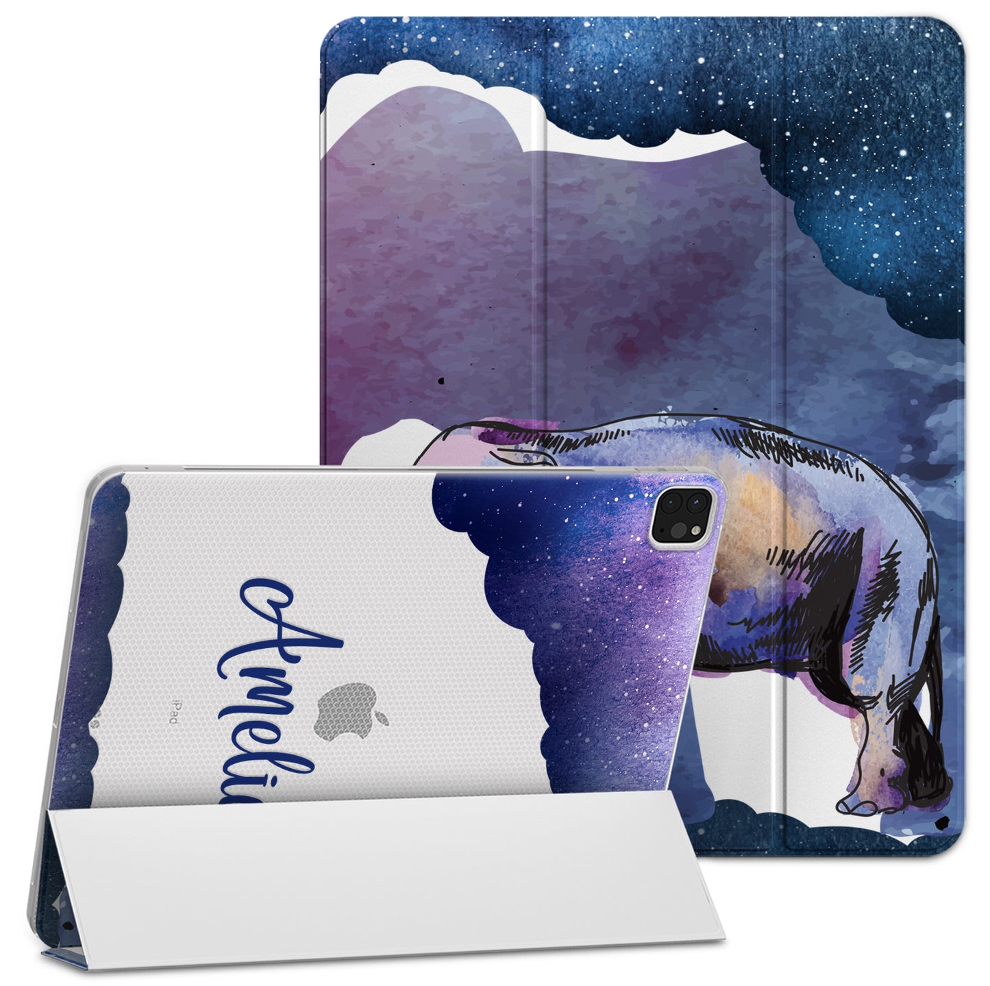 Cavka Apple iPad Smart Cover Watercolor Elephant