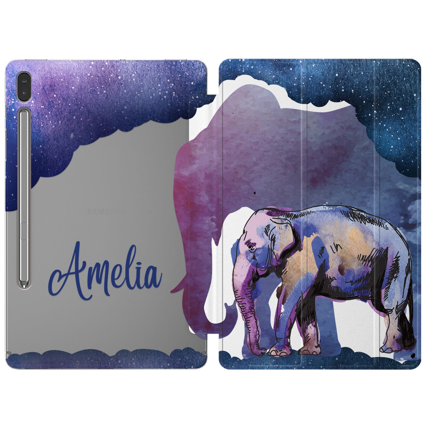 Cavka Apple iPad Smart Cover Watercolor Elephant