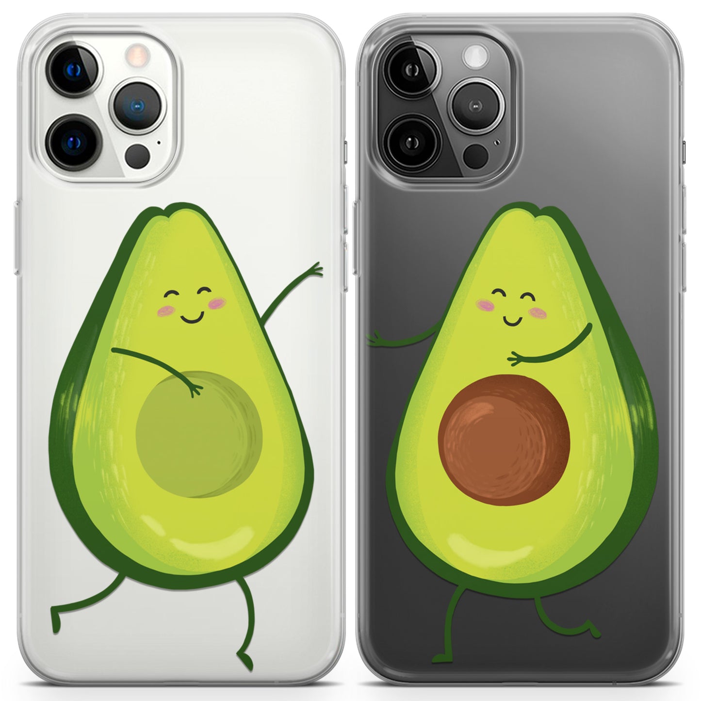 Cavka iPhone Couple Cases Happy Avocado