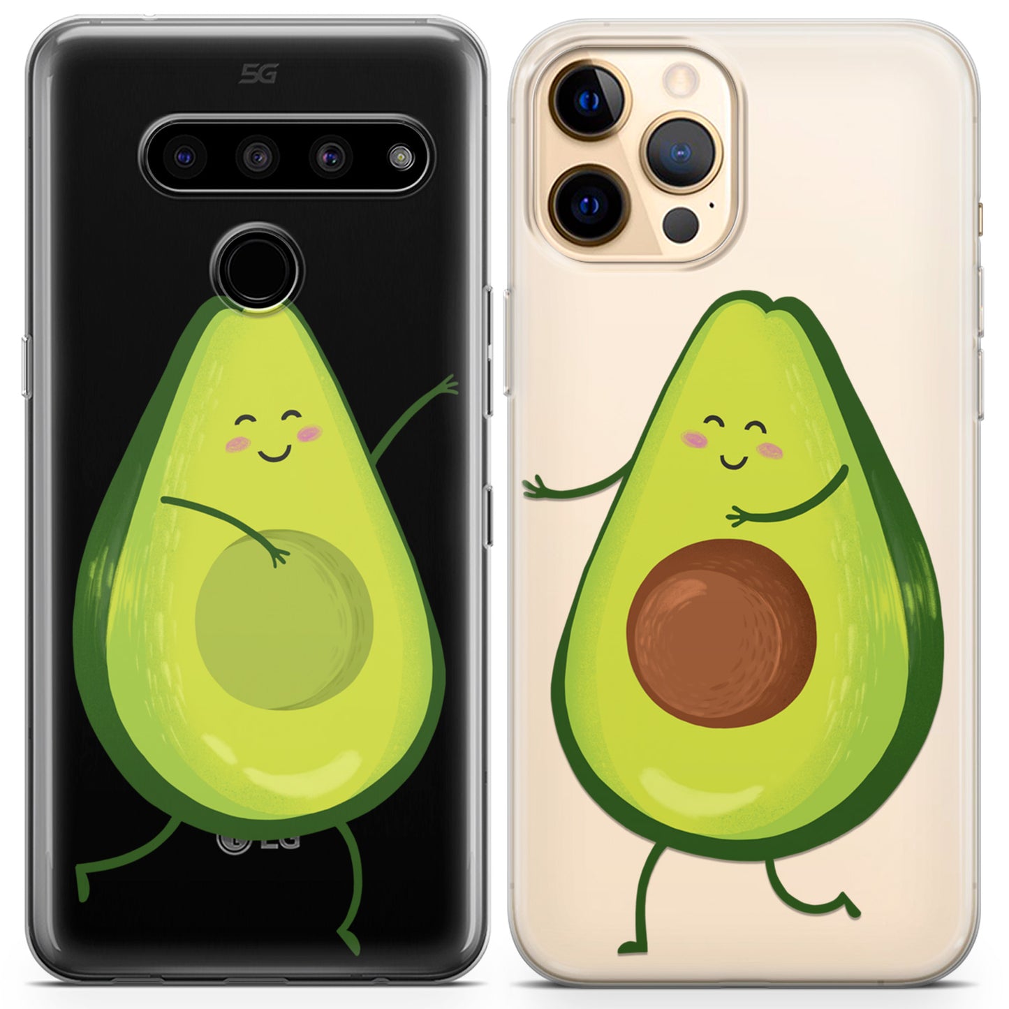 Cavka iPhone Couple Cases Happy Avocado