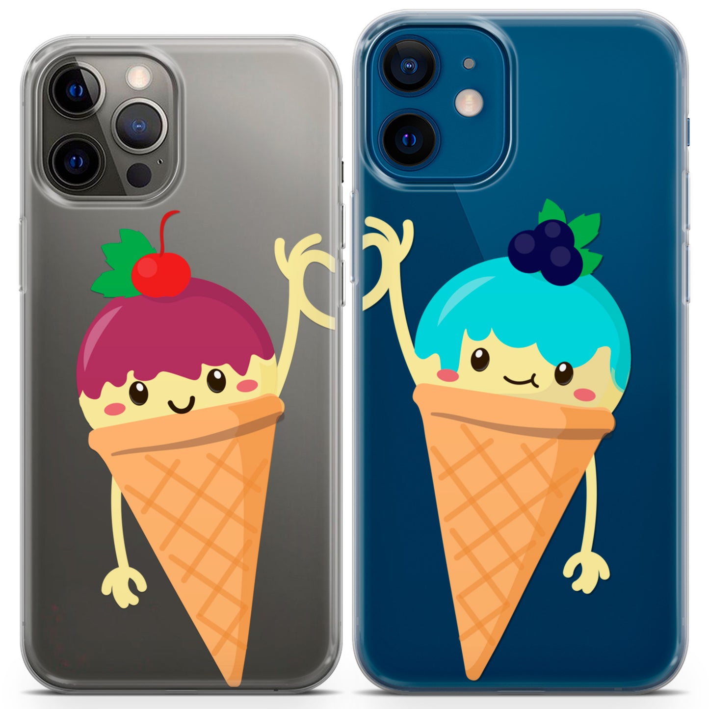 Cavka iPhone Couple Cases Summer Ice cream