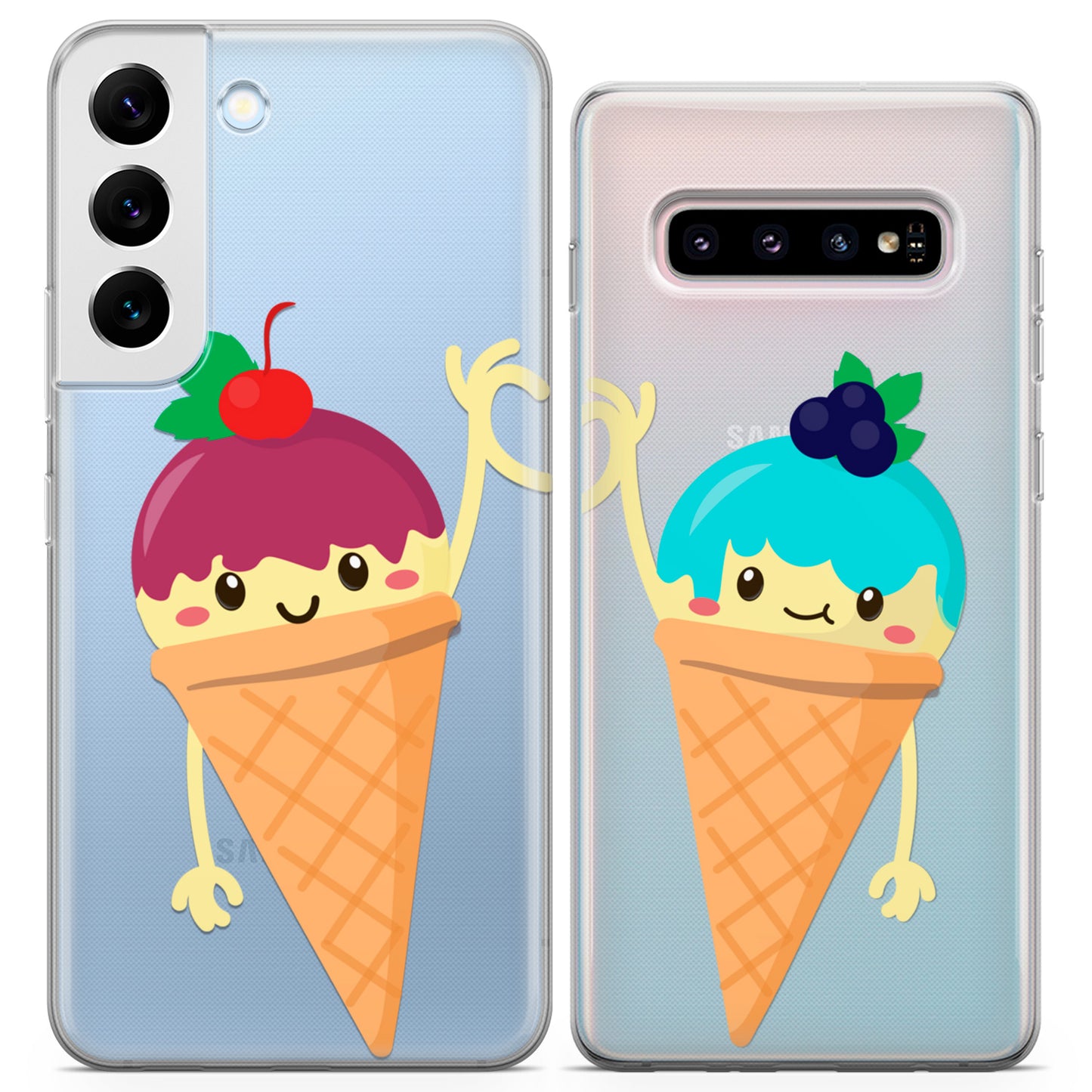 Cavka iPhone Couple Cases Summer Ice cream