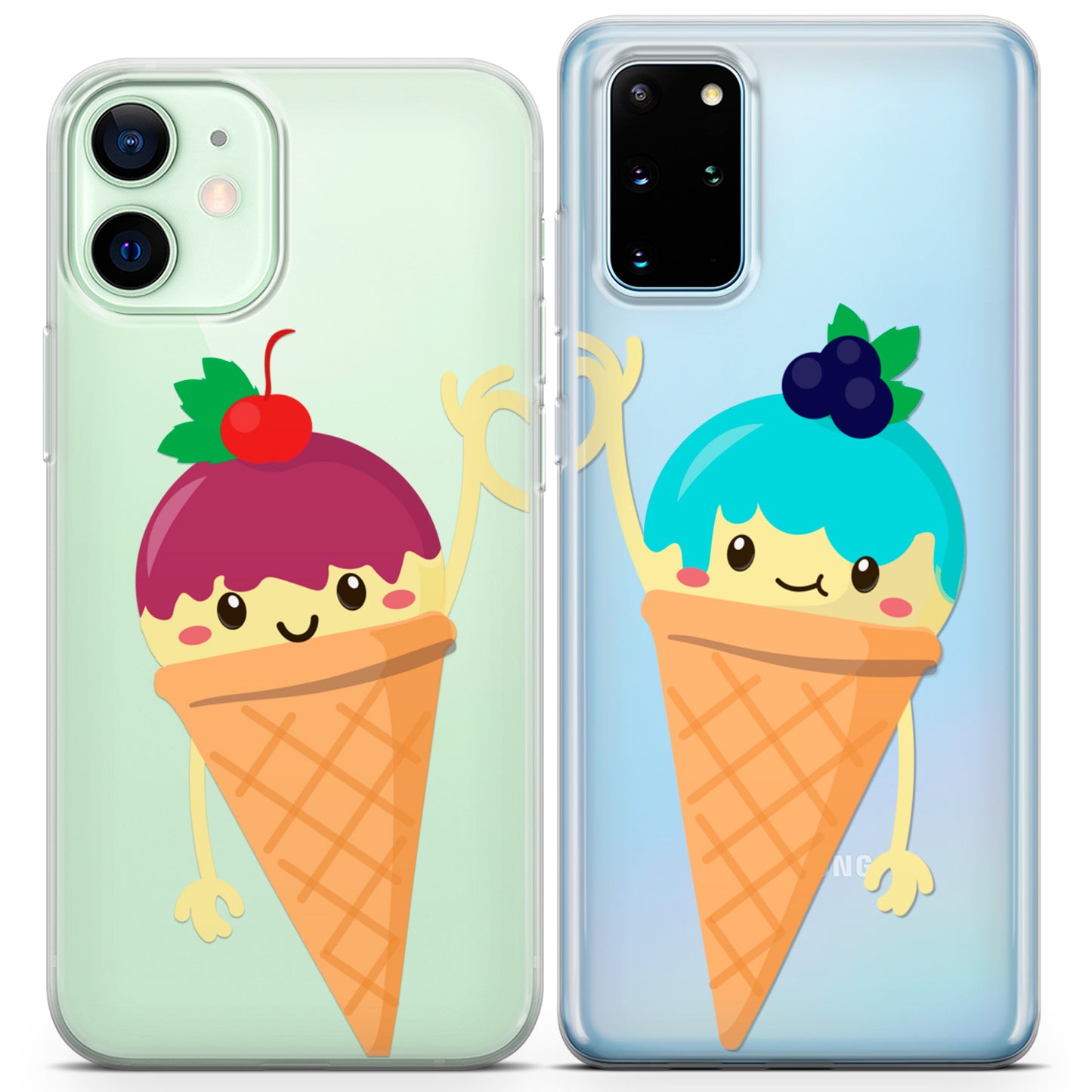 Cavka iPhone Couple Cases Summer Ice cream